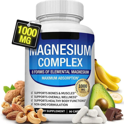 Magnesium Complex 90 Capsules | 8 Forms Maximum Absorption