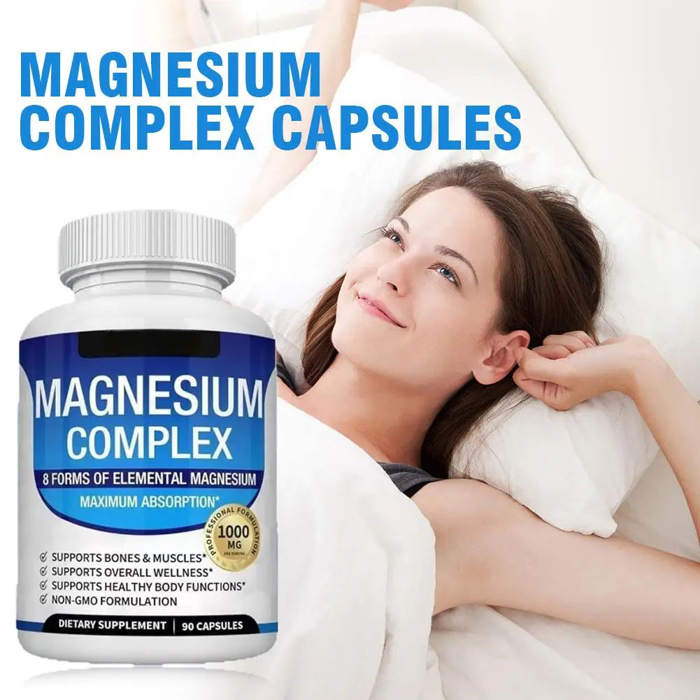 Magnesium Complex 90 Capsules | 8 Forms Maximum Absorption