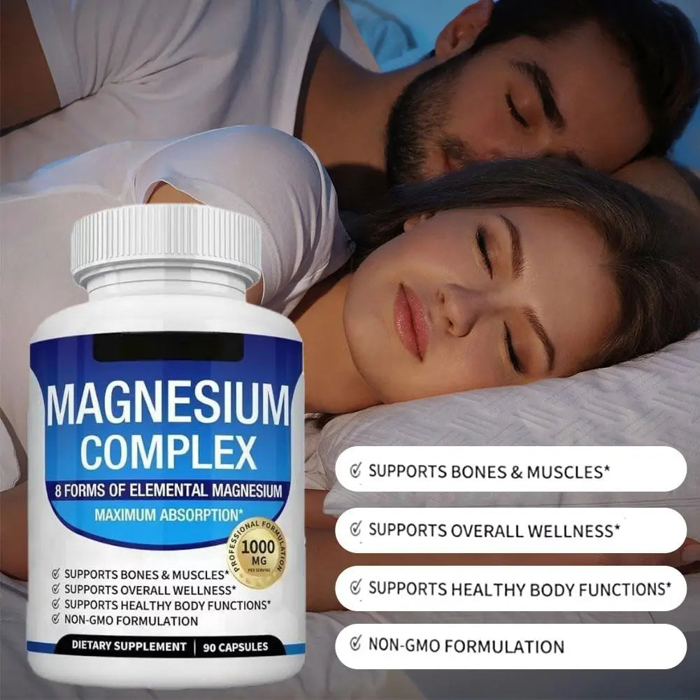 Magnesium Complex 90 Capsules | 8 Forms Maximum Absorption